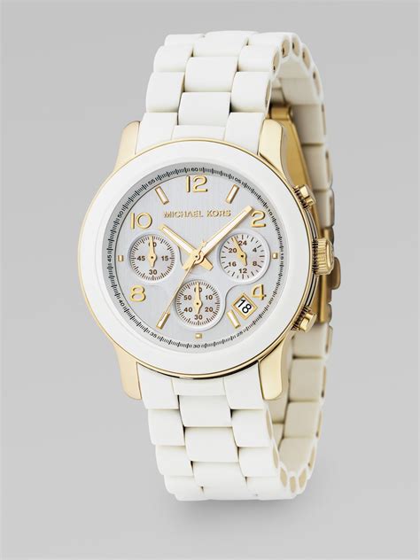 Rubber Chronograph Michael Kors Watches 